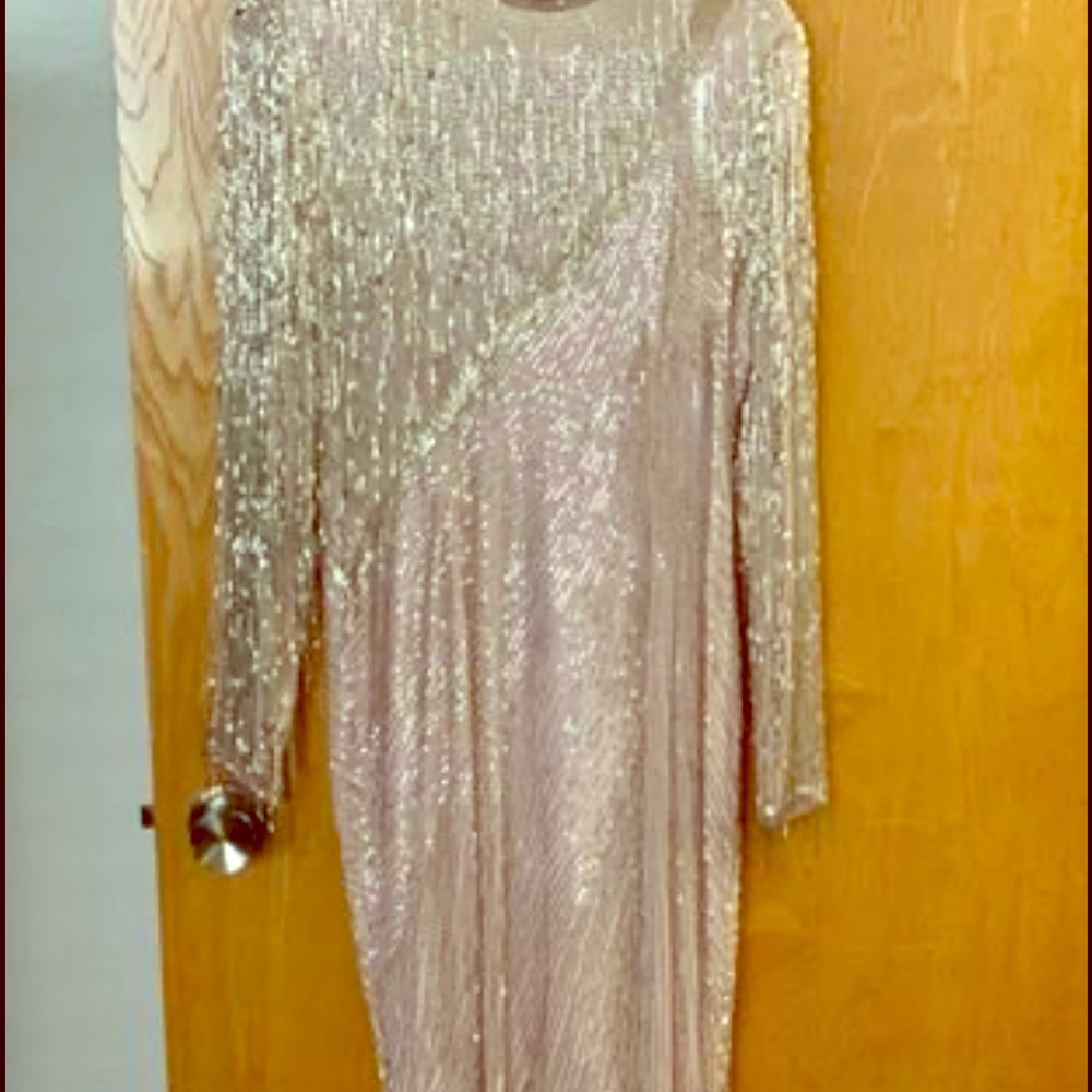 Beaded evening dress
